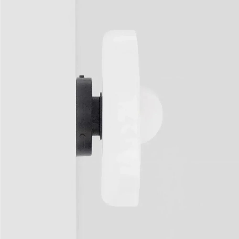 Olive Glass Disc Ceiling And Wall Light With Central Globe