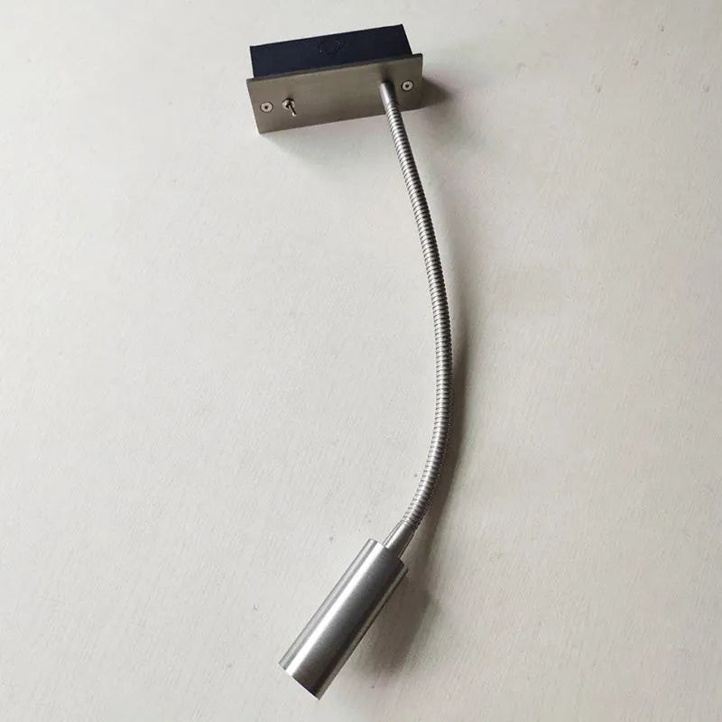 Adjustable LED Wall Reading Light With Flexible Bedside Spotlight Lamp