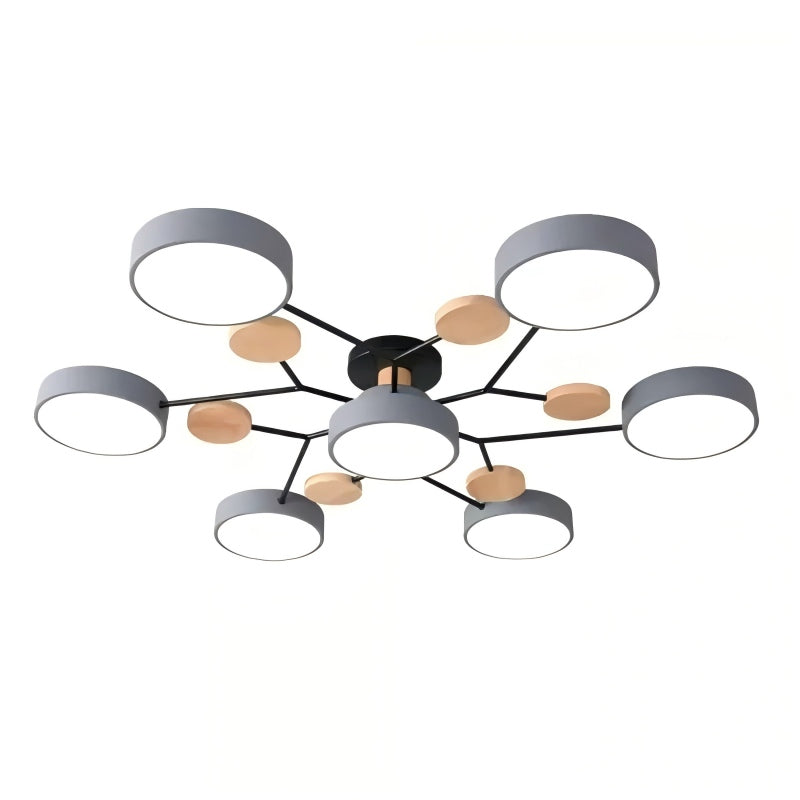 Circular Acrylic LED Ceiling Light for Bright Indoor Illumination