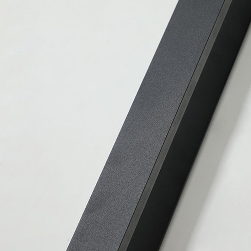 Architectural Vertical LED Wall Light Black Indoor Outdoor Lighting