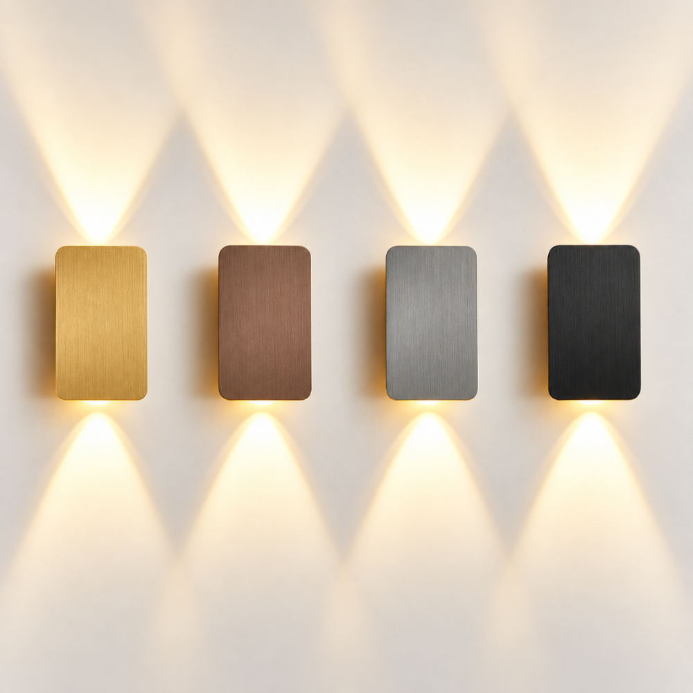 Modern Up And Down Indoor Wall Sconce Light For Bidirectional Lighting