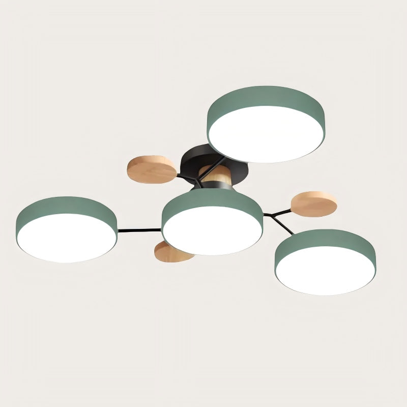 Circular Acrylic LED Ceiling Light for Bright Indoor Illumination