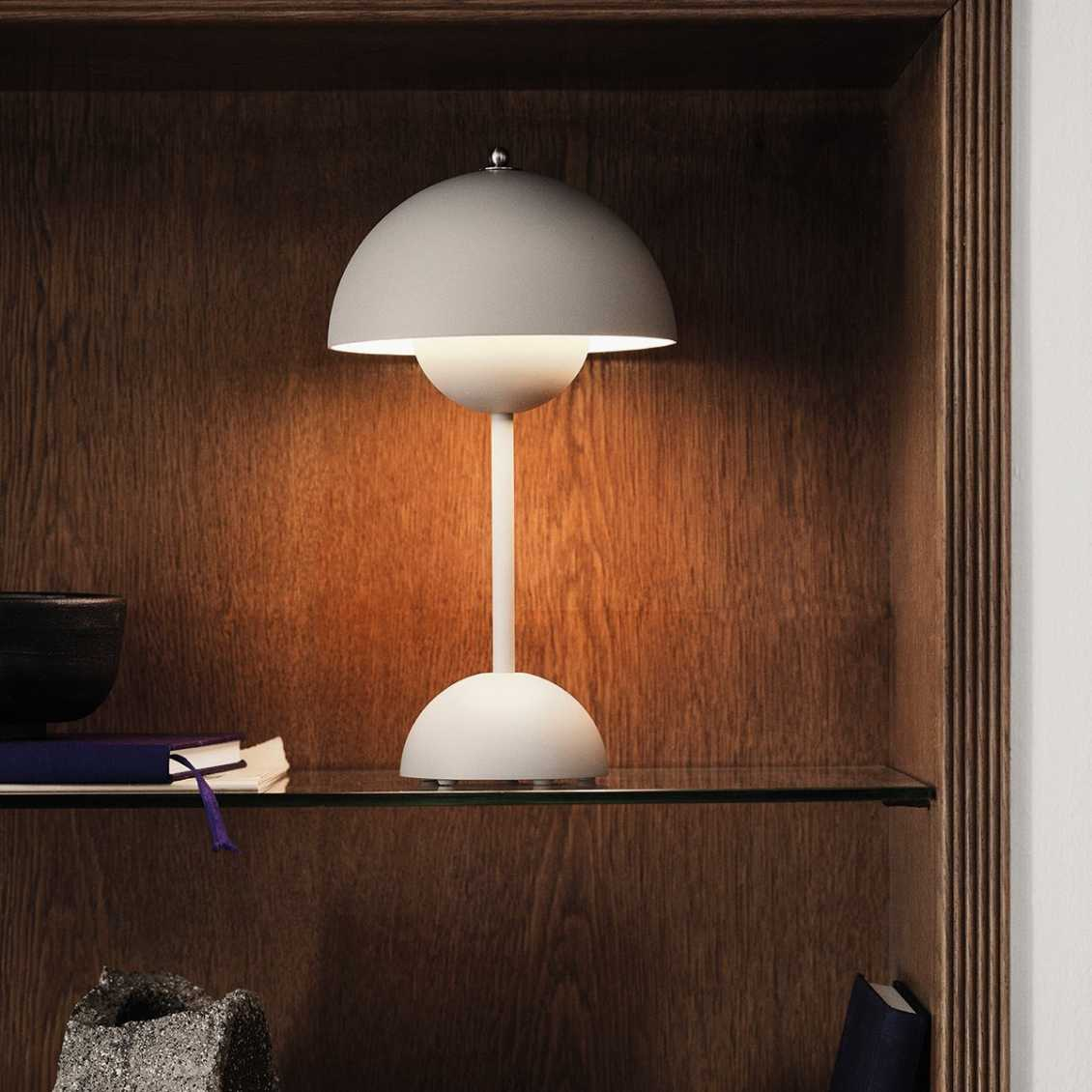 Retro Mushroom Table Lamp for Ambient Indoor Lighting