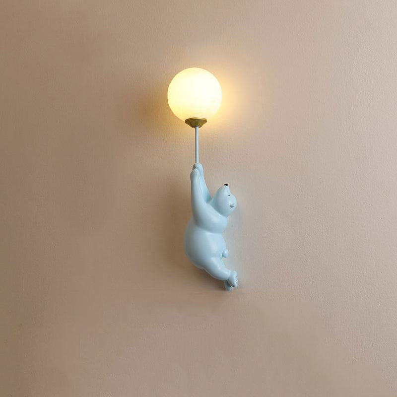 Bear Balloon Wall Lamp for Kids Room Decorative Wall Lighting