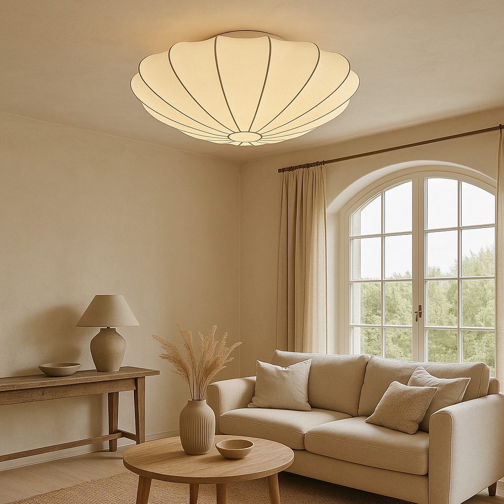 Petal Inspired Soft Glow Ceiling Light for Warm Ambient Lighting