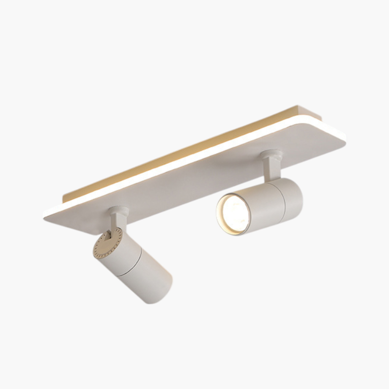 Modern Adjustable Multi-Spot Ceiling Light Linear Bar Fixture for Directional Lighting