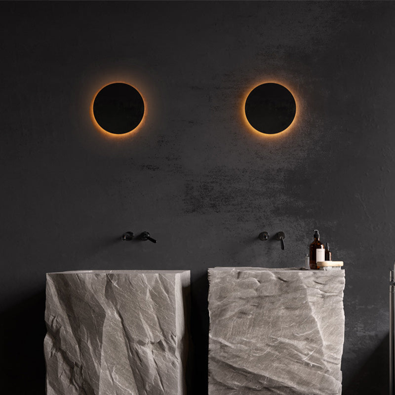 Dimmable LED Globe Wall Sconce, Modern Metal Bedroom Lighting Fixture