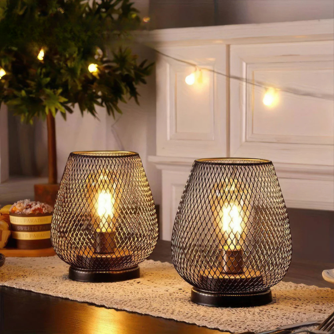 Portable Wireless LED Table Lamp for Indoor and Outdoor Warm Lighting