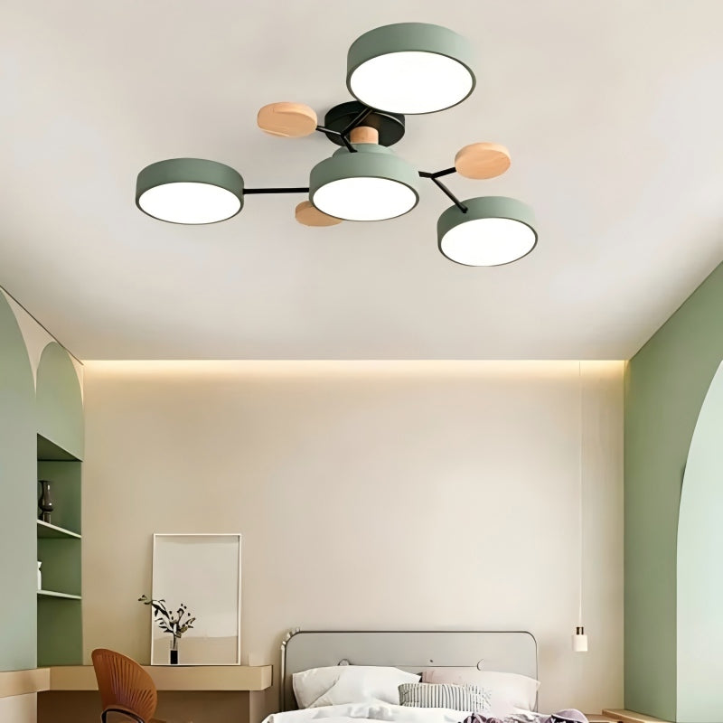 Circular Acrylic LED Ceiling Light for Bright Indoor Illumination