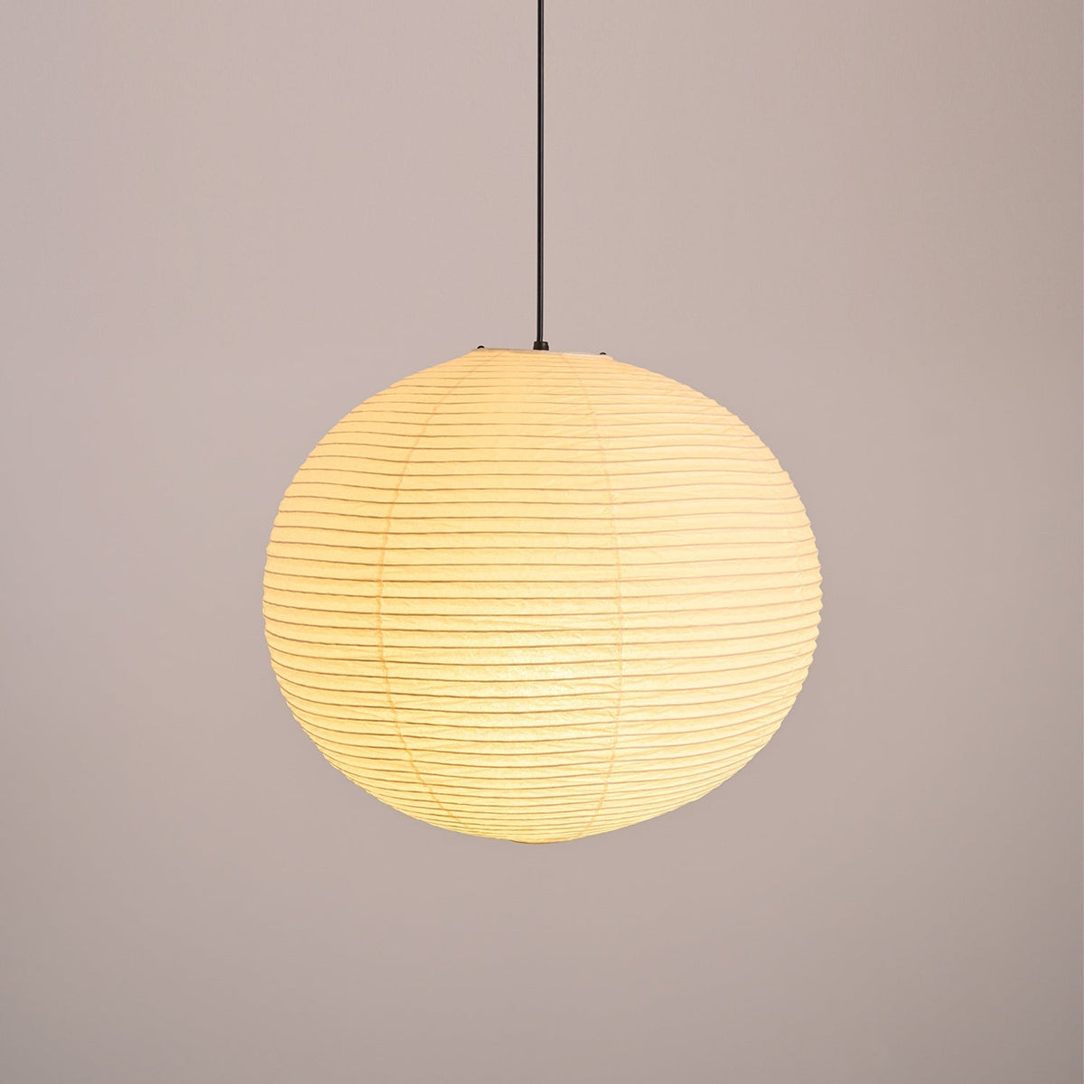 Japanese Inspired Paper Pendant Lamp for Soft Ambient Lighting