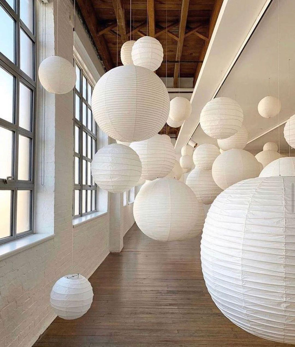 Japanese Inspired Paper Pendant Lamp for Soft Ambient Lighting