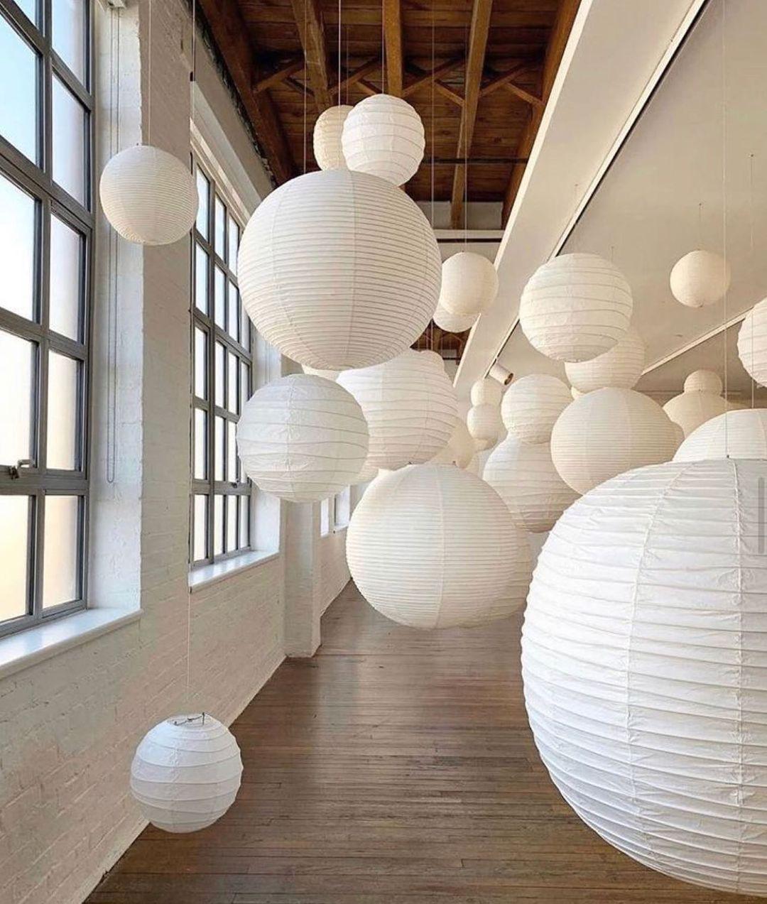 Japanese Inspired Paper Pendant Lamp for Soft Ambient Lighting