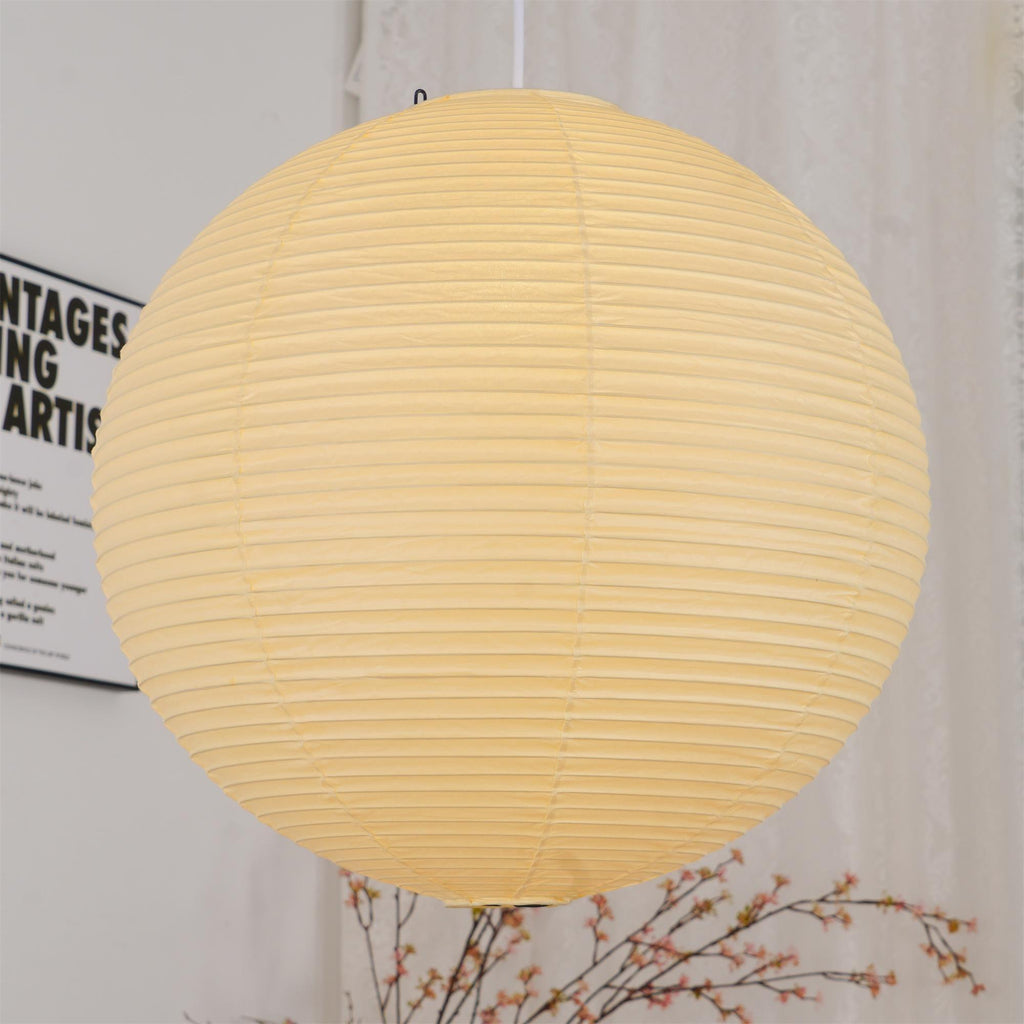 Japanese Inspired Paper Pendant Lamp for Soft Ambient Lighting