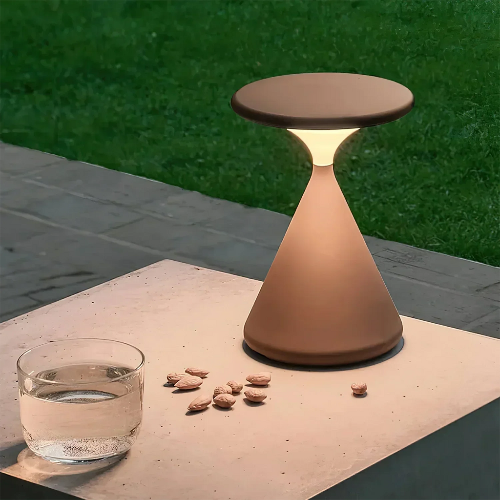 Wireless LED Table Lamp with Touch Dimmer for Ambient Lighting