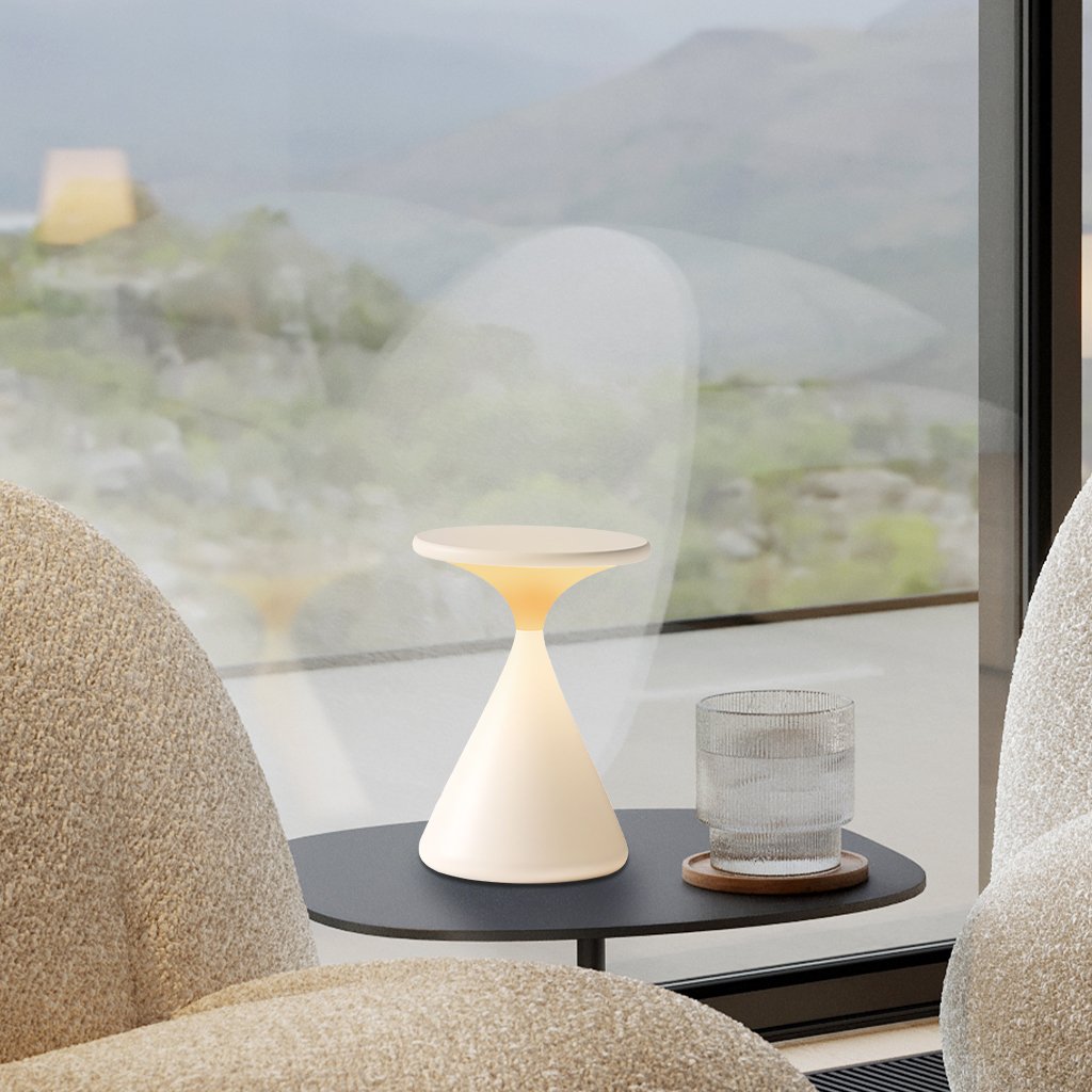 Wireless LED Table Lamp with Touch Dimmer for Ambient Lighting