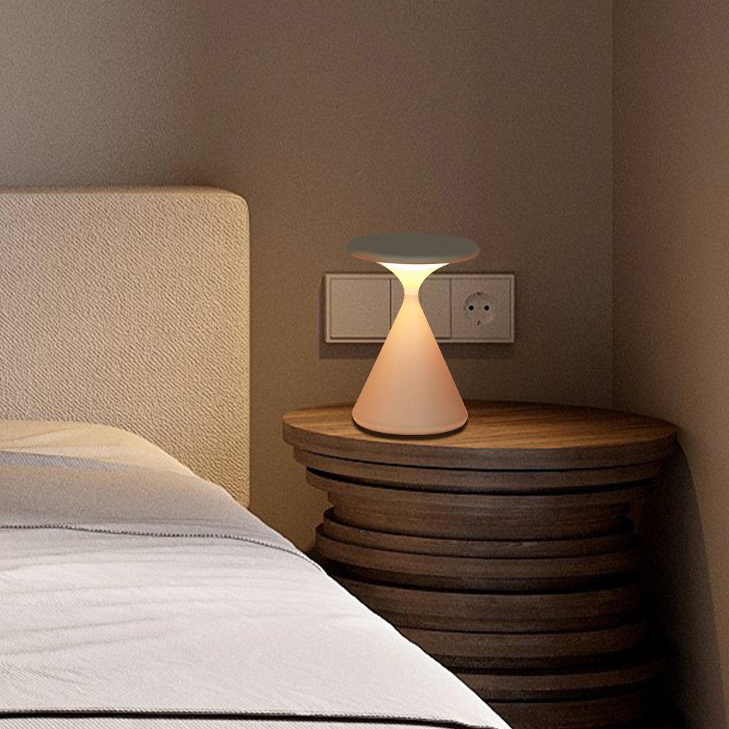 Wireless LED Table Lamp with Touch Dimmer for Ambient Lighting