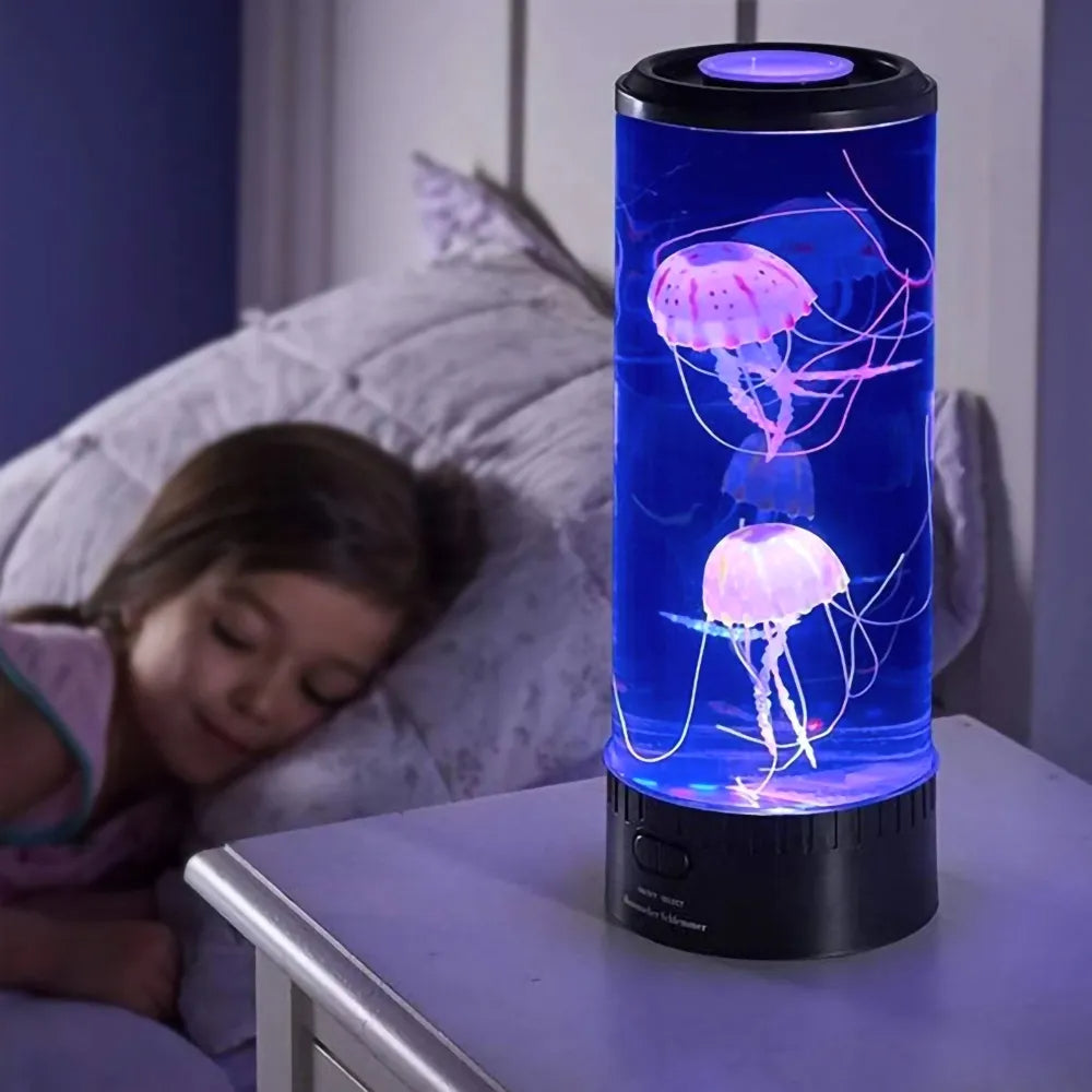 Jellyfish LED Mood Lamp for Calming Ambient Home Lighting