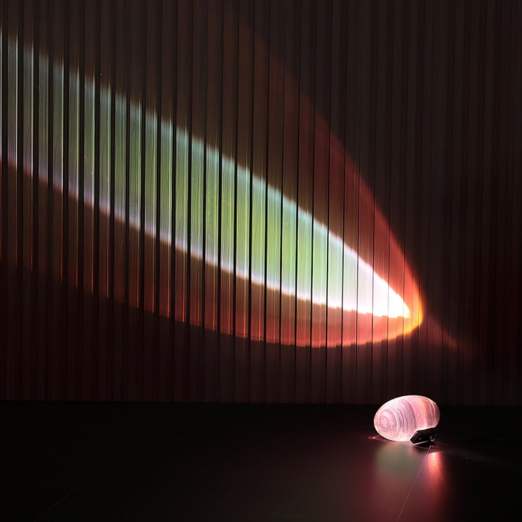 Crystal Glow Mood Table Lamp With Eye Pattern Light Projection