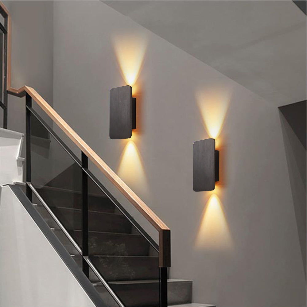 Modern Up And Down Indoor Wall Sconce Light For Bidirectional Lighting