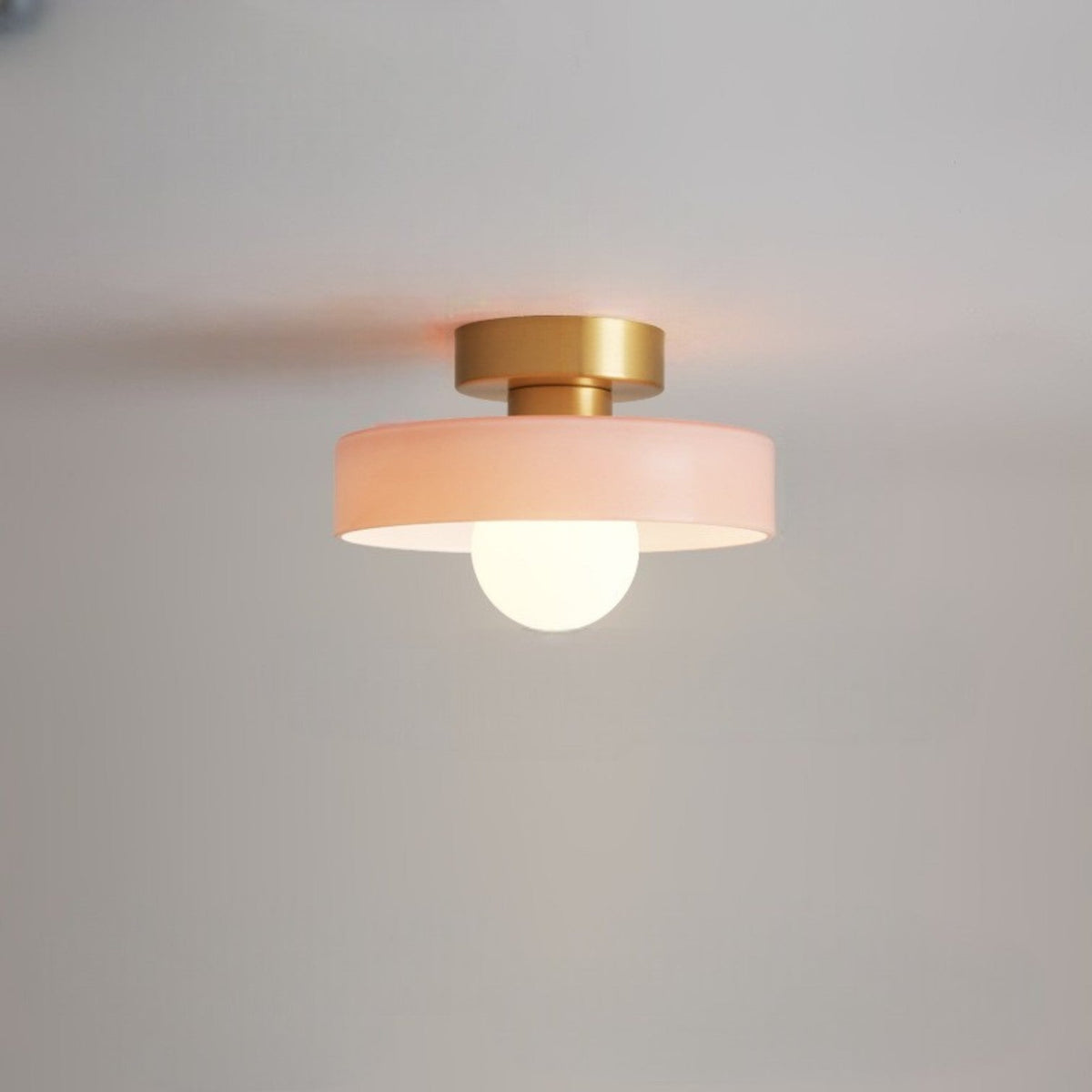 Bauhaus Layered Glass Ceiling Light with Globe for Diffused Illumination