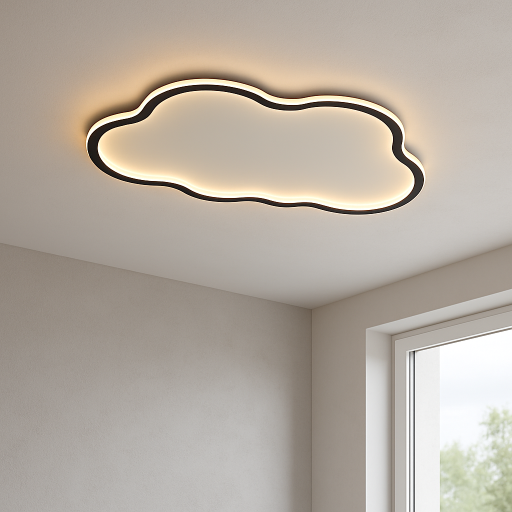 Cloud Shaped LED Ceiling Light for Warm Ambient Lighting