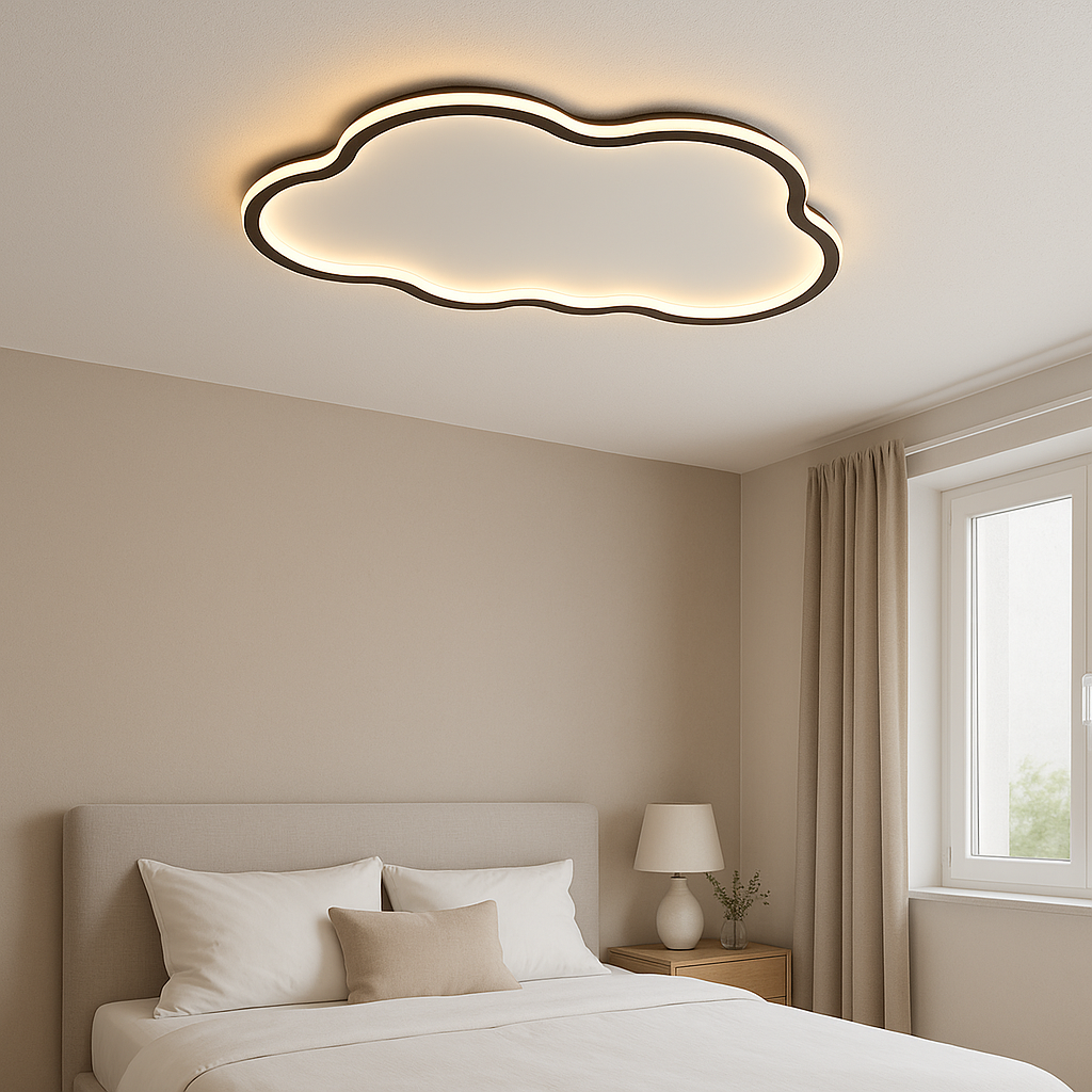Cloud Shaped LED Ceiling Light for Warm Ambient Lighting