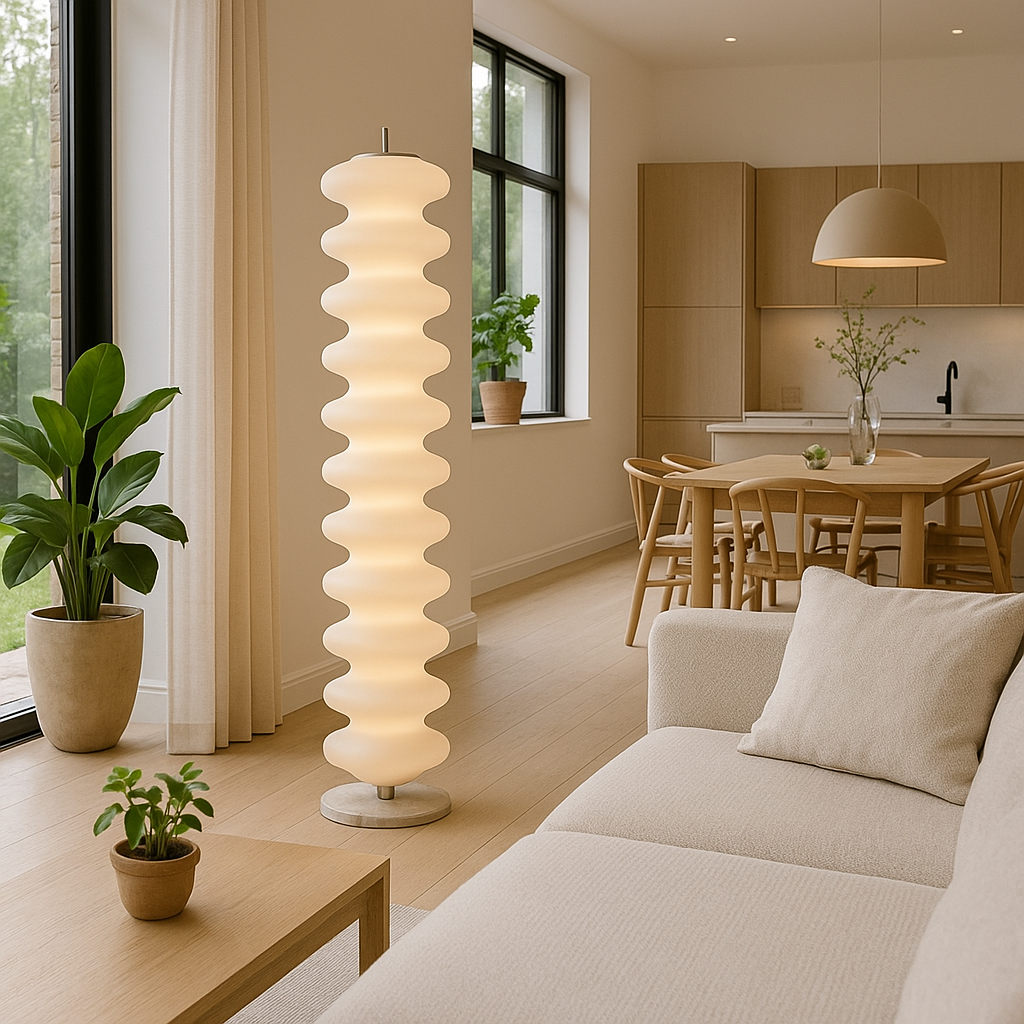 Scandinavian LED Floor Lamp for Living Room and Reading Nooks
