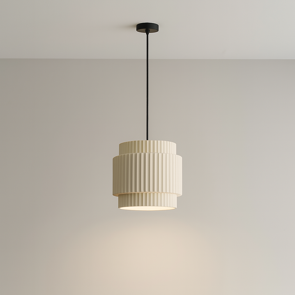 Colored Resin Pendant Lamp Adjustable Hanging Ceiling Light