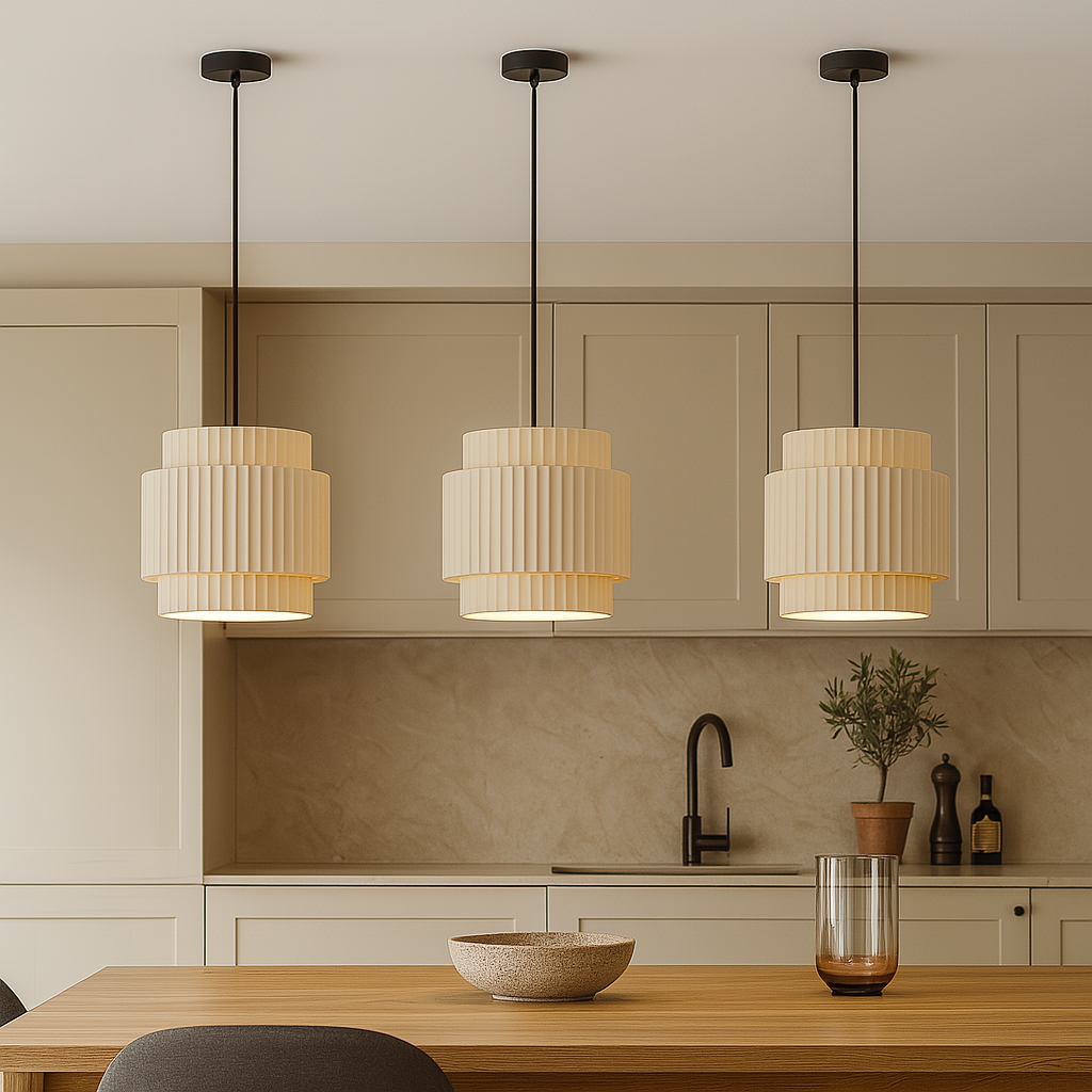 Colored Resin Pendant Lamp Adjustable Hanging Ceiling Light