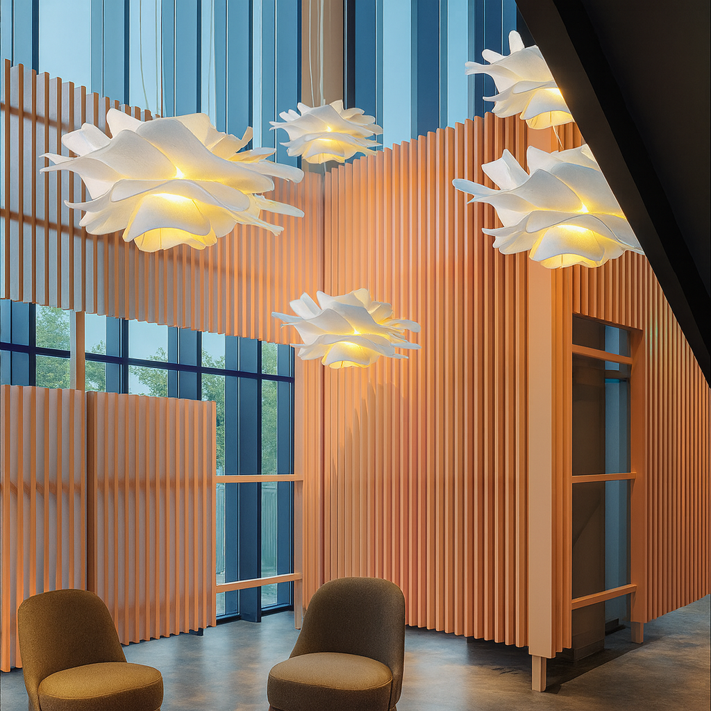 Blooming Flowerleaf Pendant Light for Warm Ambient Illumination