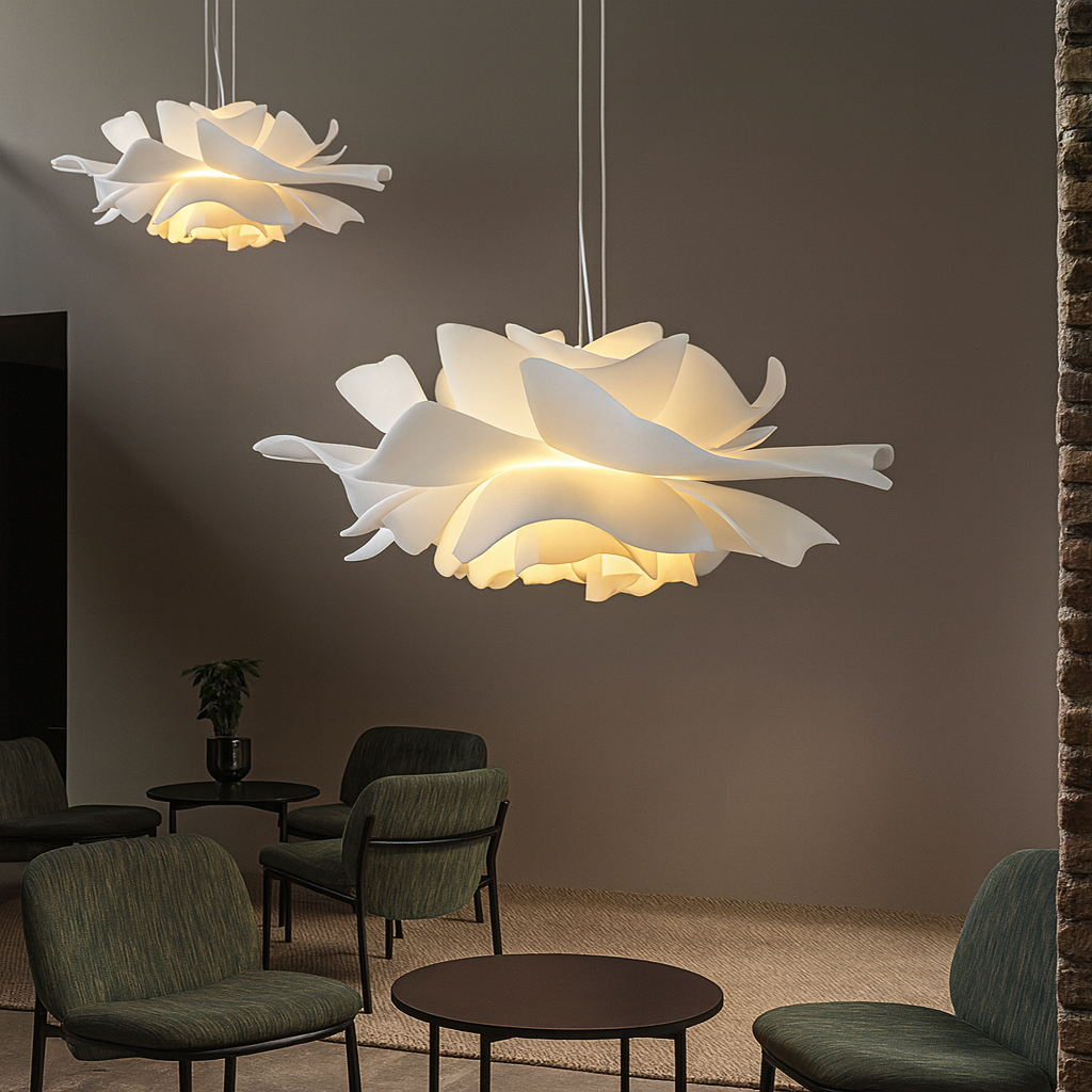 Blooming Flowerleaf Pendant Light for Warm Ambient Illumination