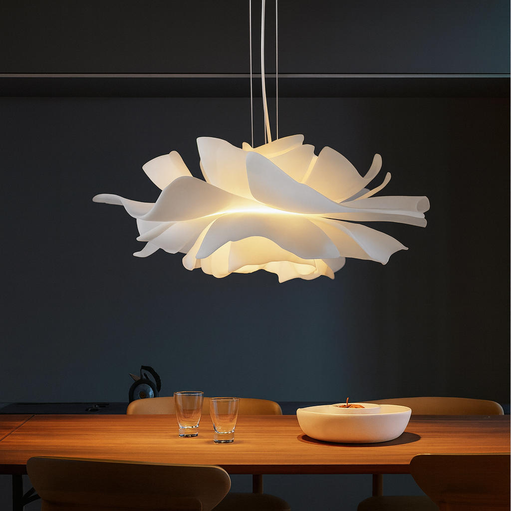 Blooming Flowerleaf Pendant Light for Warm Ambient Illumination