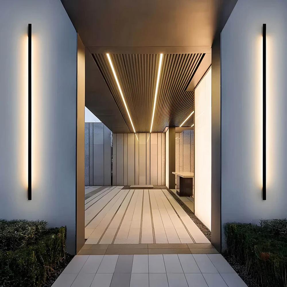 Vertical LED Outdoor Wall Light for Exterior Wall Illumination