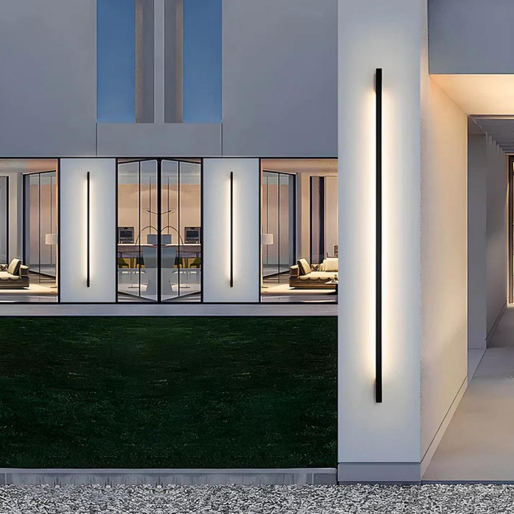 Vertical LED Outdoor Wall Light for Exterior Wall Illumination