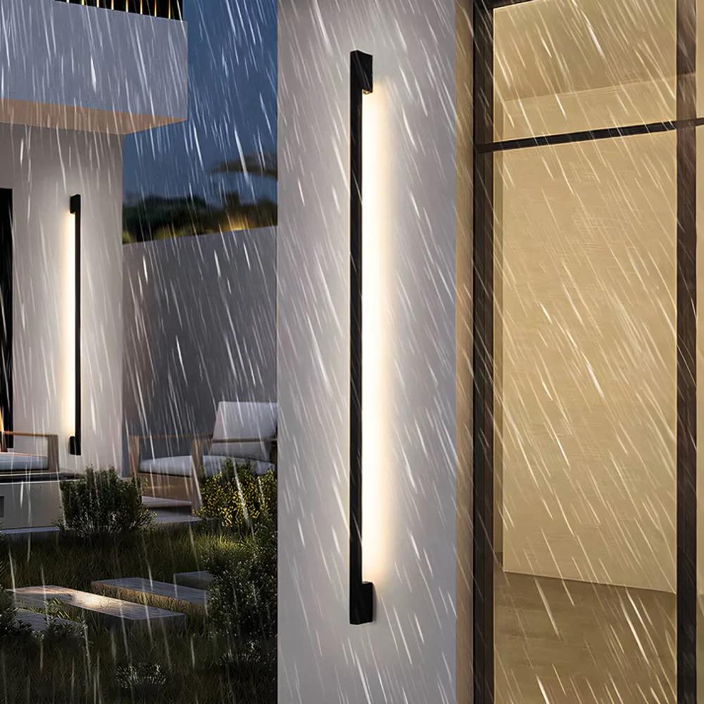 Vertical LED Outdoor Wall Light for Exterior Wall Illumination