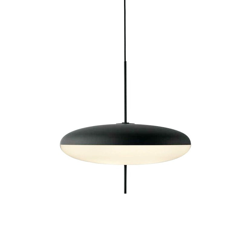Danish Bauhaus Dome Pendant Light With Acrylic Diffuser