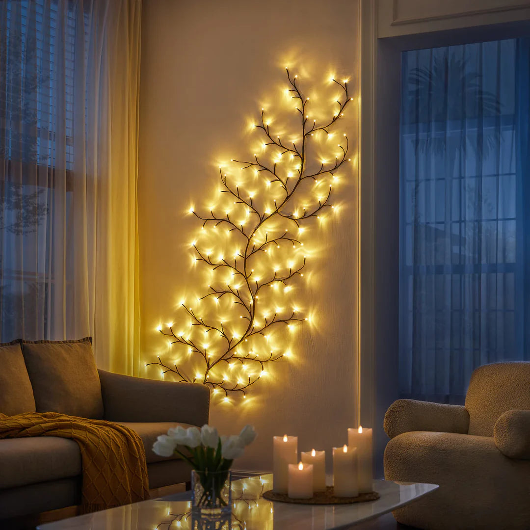 Cherry Blossom LED Wall Light Decorative Branch Lighting for Indoor Spaces