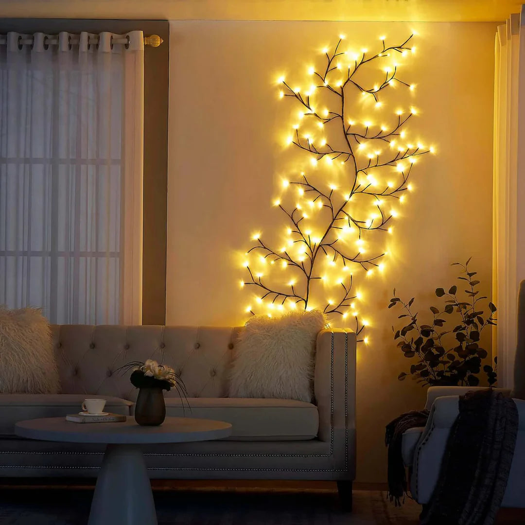 Cherry Blossom LED Wall Light Decorative Branch Lighting for Indoor Spaces