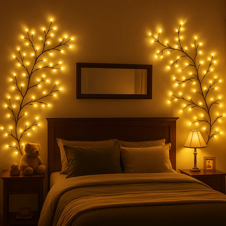 Cherry Blossom LED Wall Light Decorative Branch Lighting for Indoor Spaces