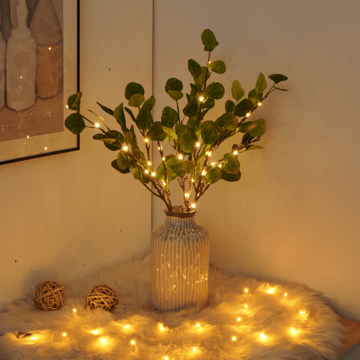 LED Olive Branch Decorative Light for Home Ambient Lighting