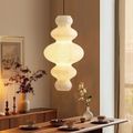 Layered Rice Paper Pendant Light For Soft Ambient Lighting