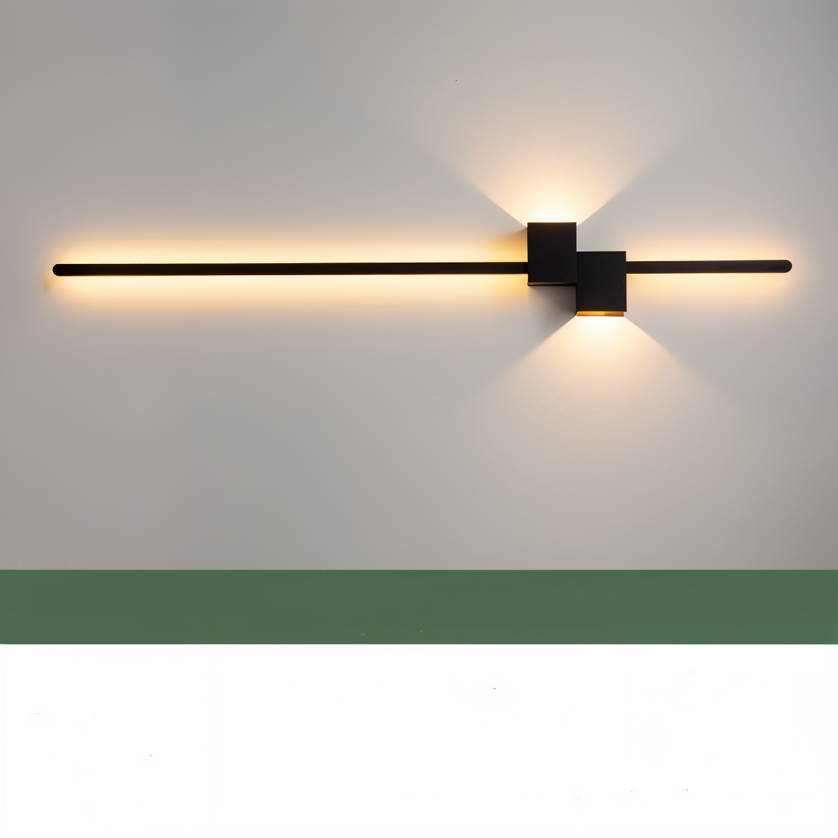 Linear LED Wall Lamp Slim Bar Lighting for Bedroom and Hallway