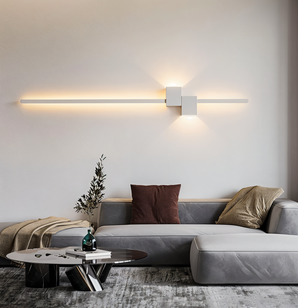 Linear LED Wall Lamp Slim Bar Lighting for Bedroom and Hallway