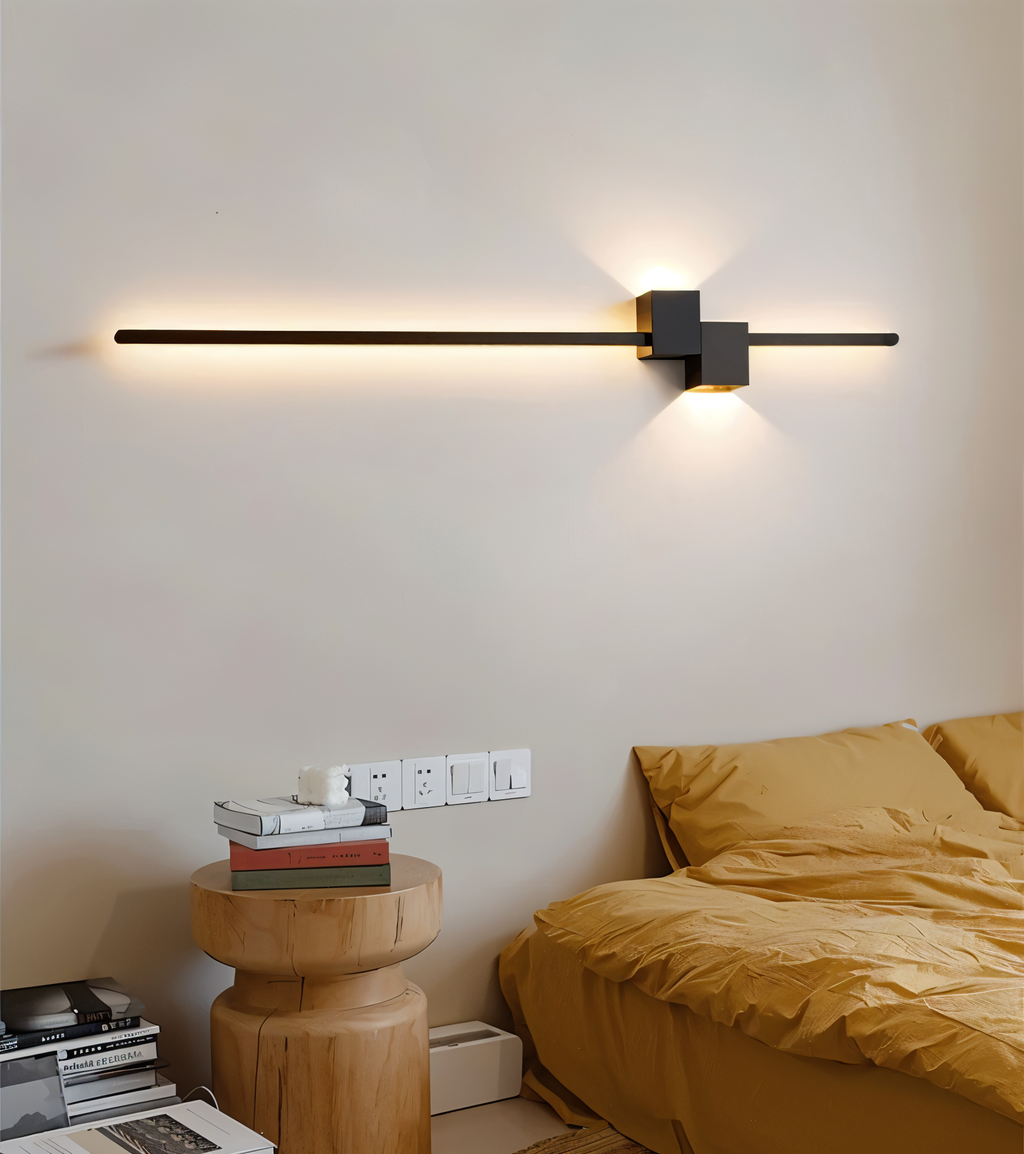 Linear LED Wall Lamp Slim Bar Lighting for Bedroom and Hallway