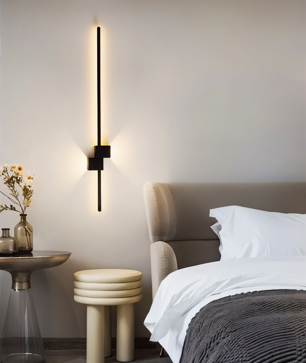 Linear LED Wall Lamp Slim Bar Lighting for Bedroom and Hallway
