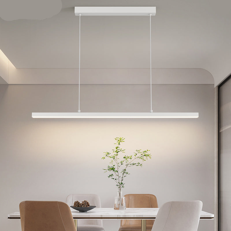 Scandinavian Linear Wood Beam Pendant Light for Even Illumination