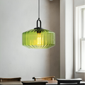 Crystal Cut Glass Pendant Light for Ambient Lighting, Bauhaus Style