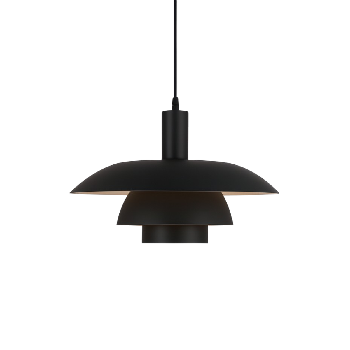 Multi Tier Dome Pendant Light With Integrated LED for Warm Lighting