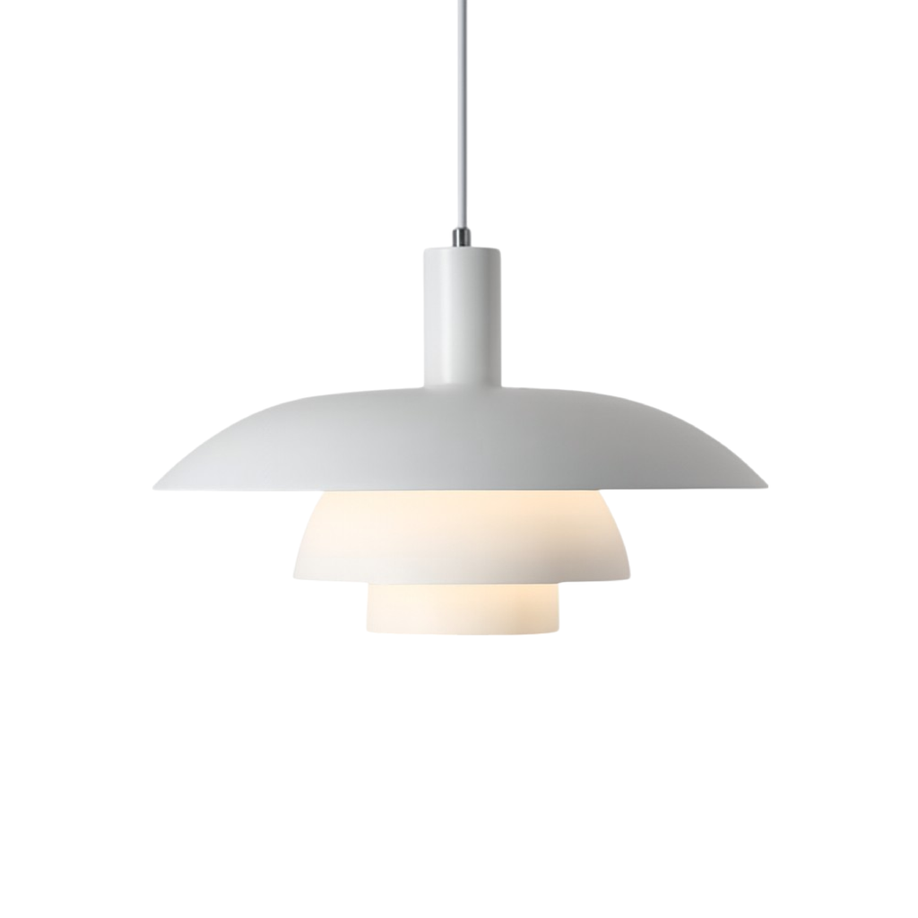 Multi Tier Dome Pendant Light With Integrated LED for Warm Lighting