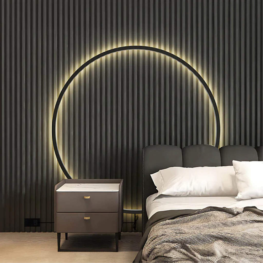 Modern Ring LED Wall Light for Indoor Accent Lighting